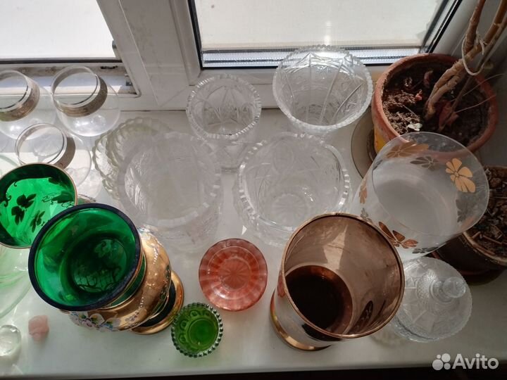 Хрусталь и стекло СССР богемия