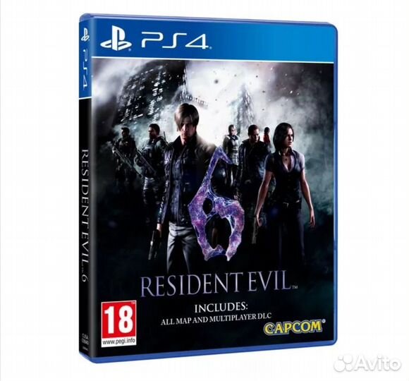 Игра resident evil 6 ps4/ ps5