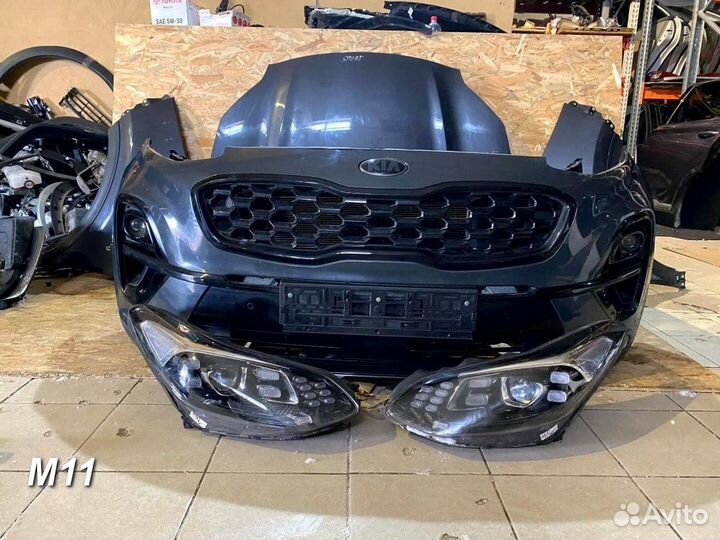 Ноускат Киа Спортейдж 4 передняя часть в сборе