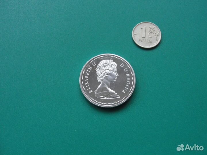 Доллар Канады 1974, Виннипег, серебро