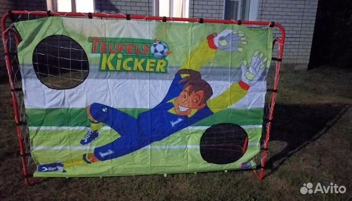 Футбольные ворота детские с экраном