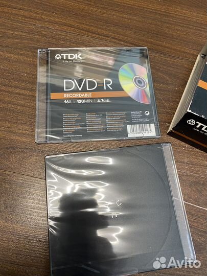 DVD-R диски TDK новые 10 штук