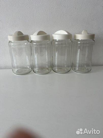 Банки для сыпучих продуктов стекло