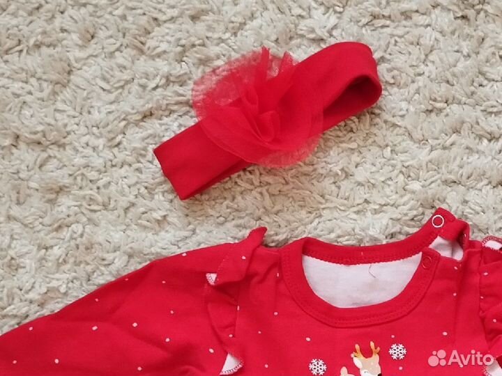 Боди для девочки 1-3 мес