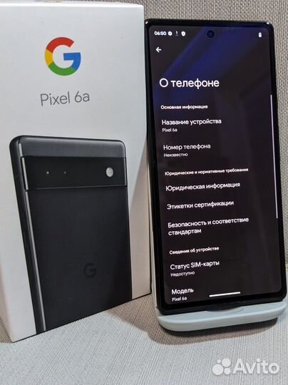 Google pixel 6a Charcoal