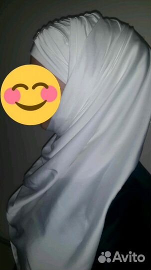 Платок хиджаб свадебный
