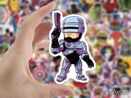 Наклейки стикеры marvel марвел
