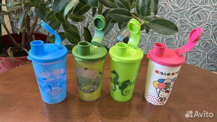Стаканы, кружки, термос от Tupperware (новые)