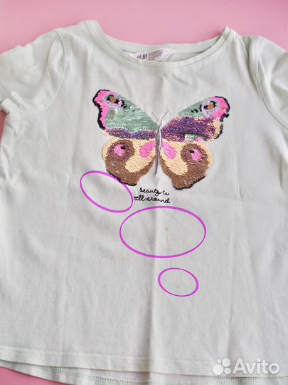 Футболки H&M Zara