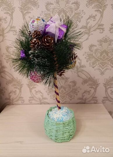 Топиарий новогодний