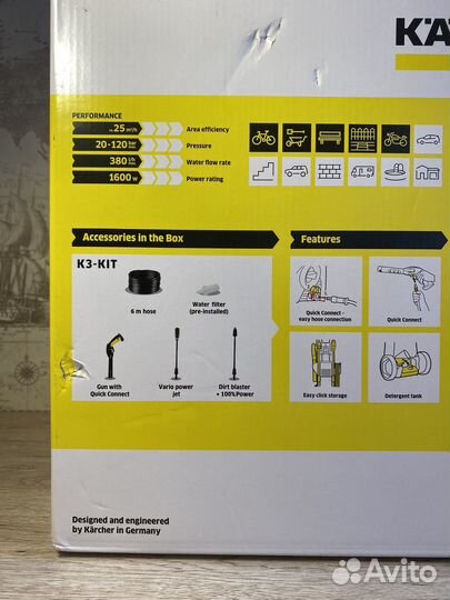 Мойка karcher K3 новый