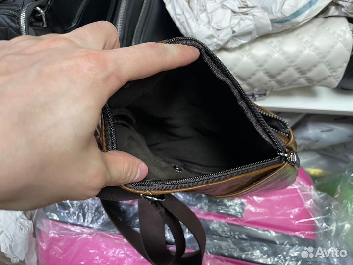 Мужская кожаная сумка