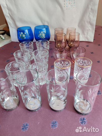 Рюмки, стопки, бокалы СССР
