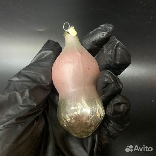 Елочная игрушка СССР чипполино стекло