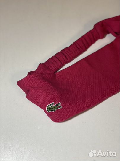 Повязка на голову женская lacoste