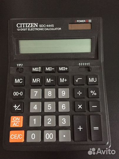 Калькулятор citizen 12 разрядов