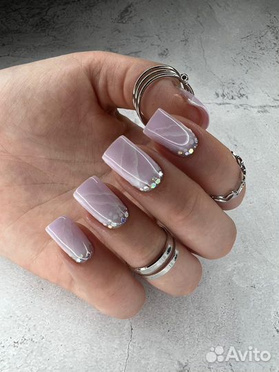 Маникюр тонко крепко ровно