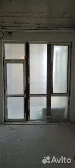 Балконный блок с дверью бу