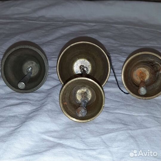 Колокольчик СССР латунь