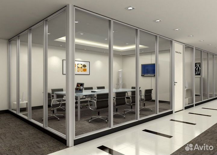 Офисные стеклянные перегородки