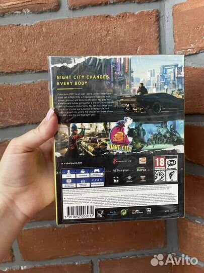 Диск новый Cyberpunk 2077 ps4 ps5