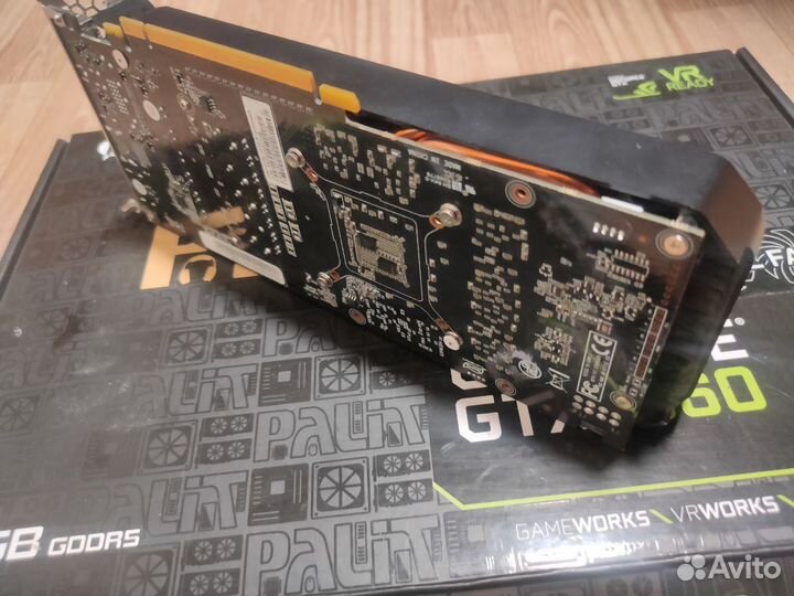 Видеокарта gtx 1060 6gb palit