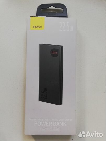 Power Bank Baseus 10000 мАч 22,5 Вт