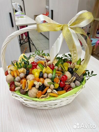 Букет бокс с сухофруктами