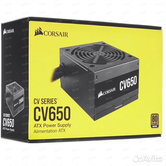 Бп Corsair CV650 650W + озу Corsair Vengeance
