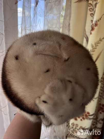 Шапка норковая женская