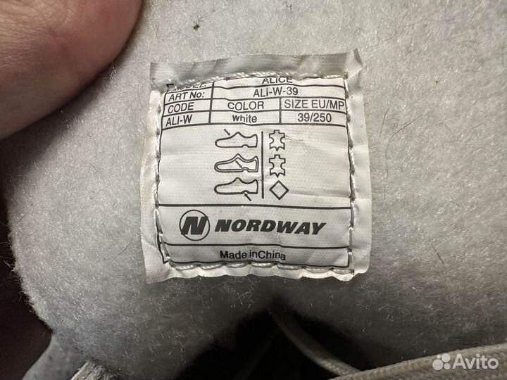 Коньки фигурные женские Nordway Alice (39 размер)