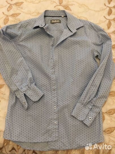 Рубашка Gulliver 152 размер с длинным рукавом