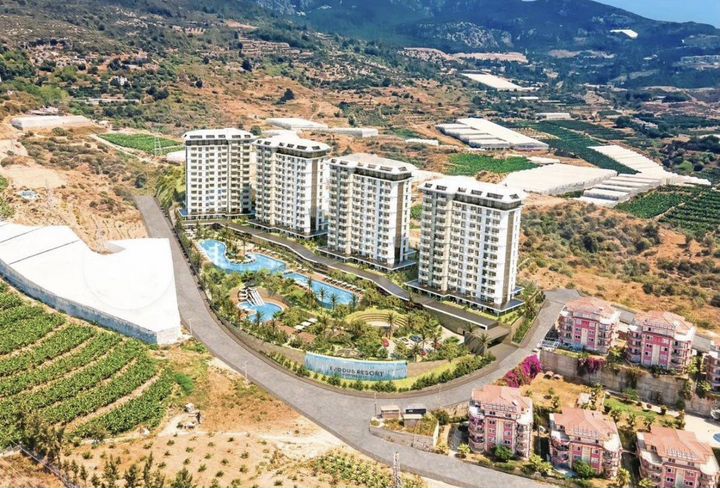 1-к. квартира, 45 м² (Турция)