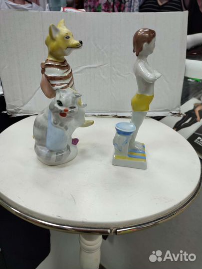 Статуэтка лфз, кот Базилио и лиса Алиса, зарядка