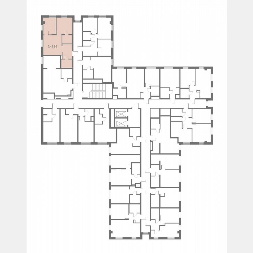 2-к. апартаменты, 48,7 м², 13/13 эт.