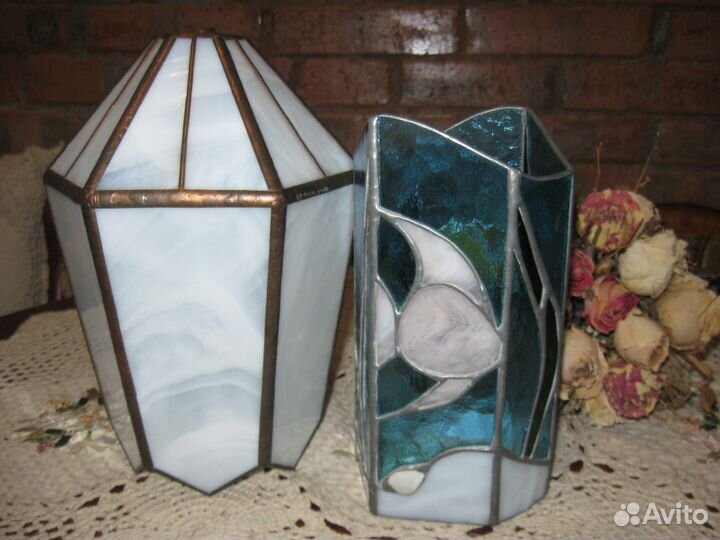 Плафоны в витражном стиле 1950-х гг Германия