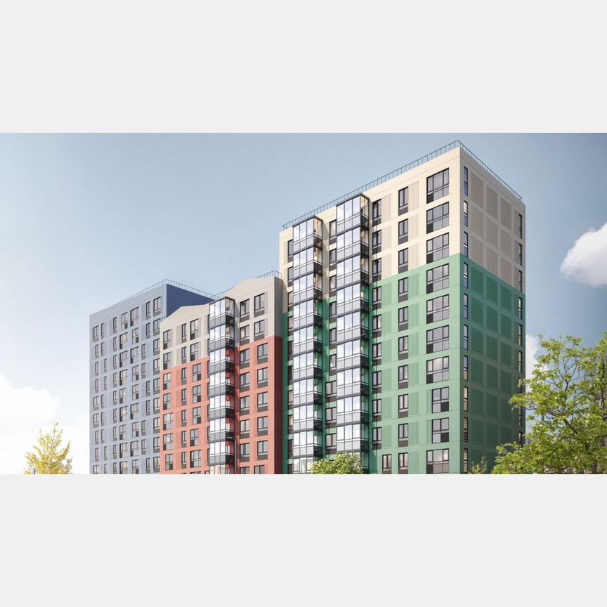 2-к. квартира, 63,8 м², 12/12 эт.