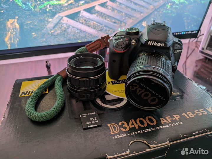 Nikon d3400 kit 18-55