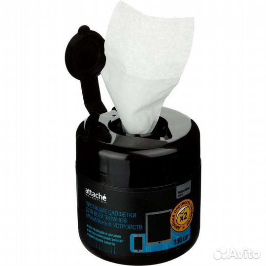 Attache selection влажные салфетки 130 шт