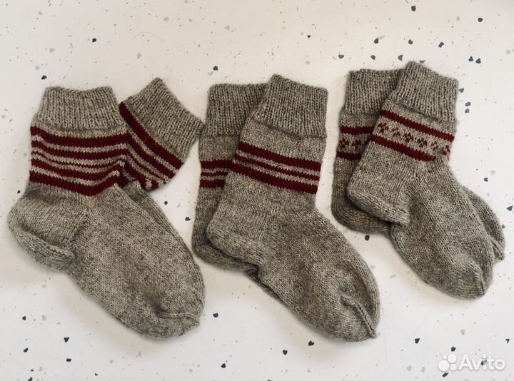 Шерстяные носки