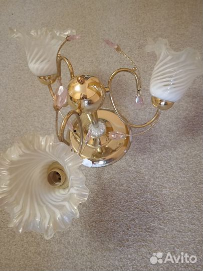 Люстра потолочная бу