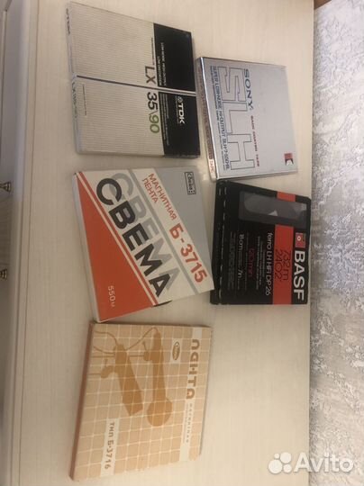 Запись на аудиокассеты, магнитофонные катушки