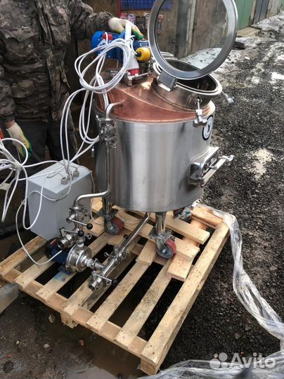 Медный пвк 125л с автоматикой и обвязкой
