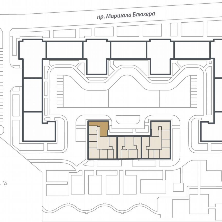 3-к. квартира, 85,9 м², 11/16 эт.