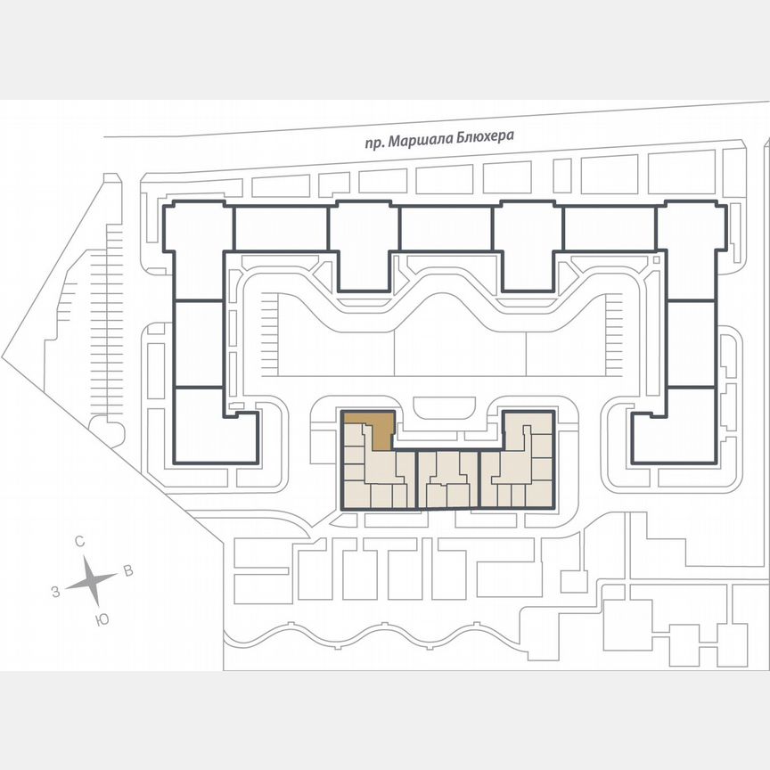 3-к. квартира, 85,9 м², 11/16 эт.