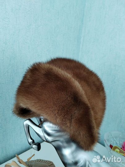 Шапка норковая женская бу