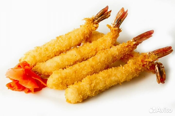 Креветки Торпеда в панировке