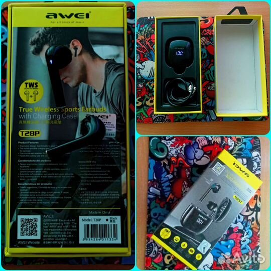 Стерео Наушники Awei T28