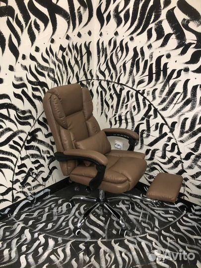 Кресло Генерала (новое, кофейное)