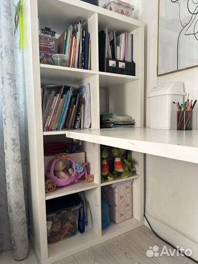 Стеллаж IKEA со столом
